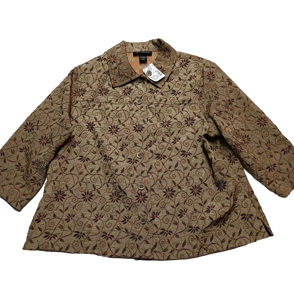 Lane Bryant Floral Print Jacket
